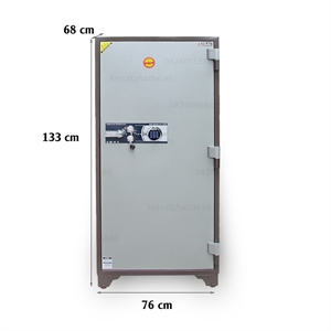 Két Sắt chống cháy KCC1400 gray khóa điện tử