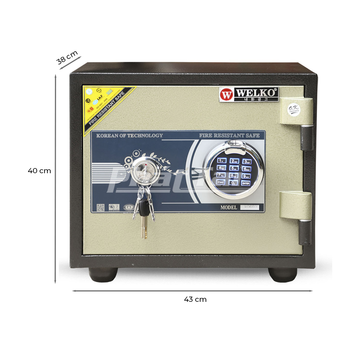 Top 5 két sắt mini vân tay đáng mua nhất 