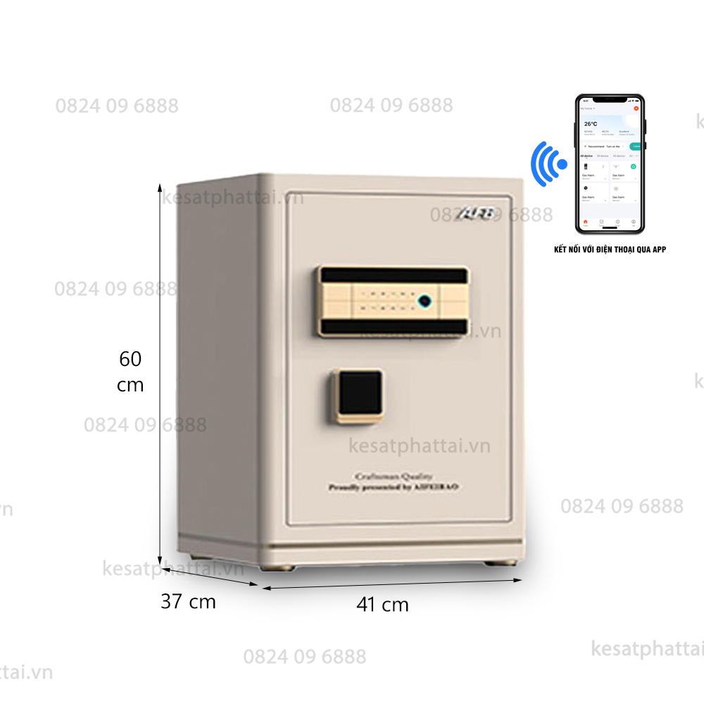 Két sắt vân tay Aifeibao HK-A1/D-60-HM