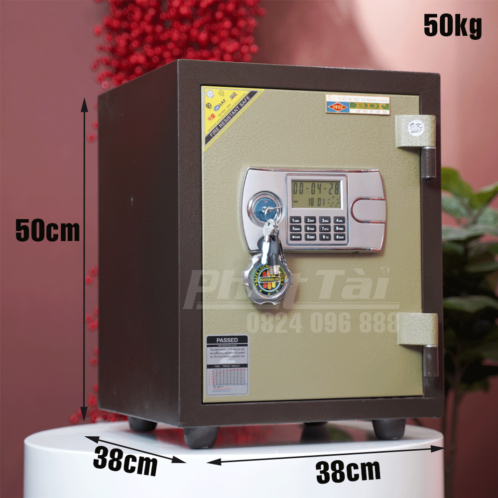 Két Sắt Ngân Hàng BDI C50ĐT Khóa Điện Tử