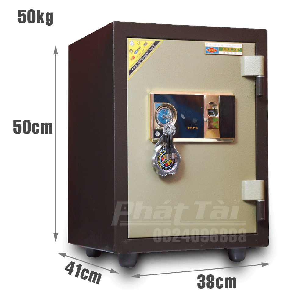 Két Sắt Ngân Hàng BDI C50VT Khóa Vân Tay