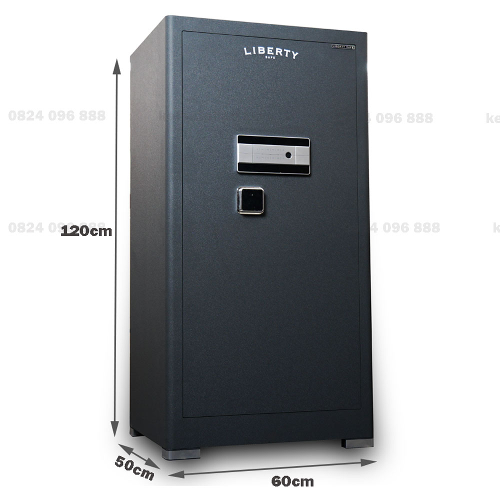 Két sắt Liberty LB1200S khoá vân tay báo trộm qua điện thoại 