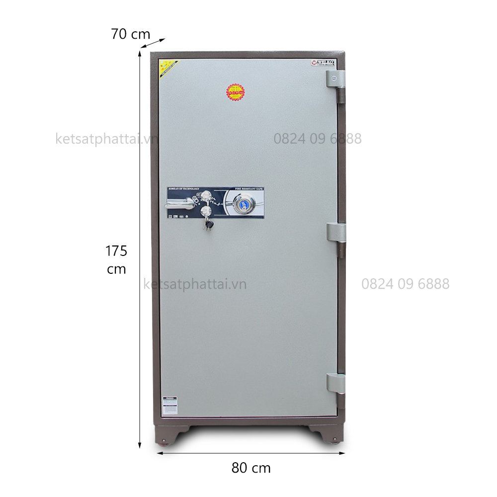 Két sắt có cánh cửa sau cất giữ tiền SC1600 NHA1 