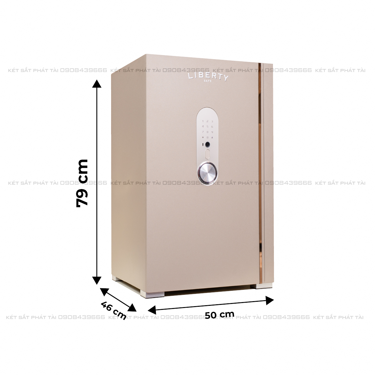 Két sắt thông minh Liberty LB79-S10 khoá vân tay điện tử 