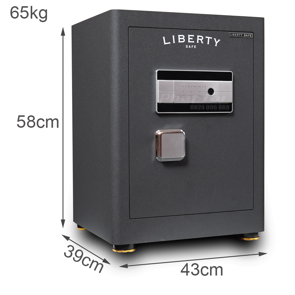 Két sắt Liberty LB58S khoá vân tay điện tử 
