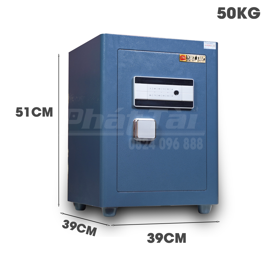Két sắt mini Việt Tiệp VT55 khoá vân tay điện tử 